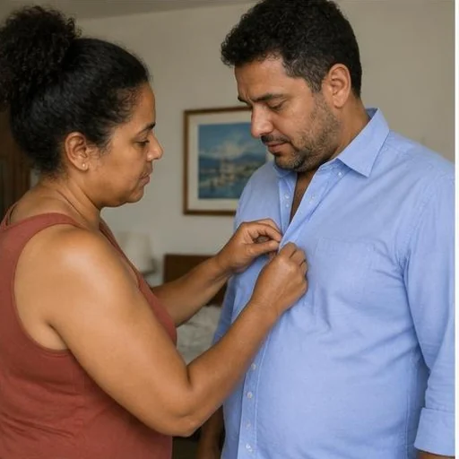 A família ajuda em tudo, com todo o carinho, e mesmo assim a melhora não vem.
